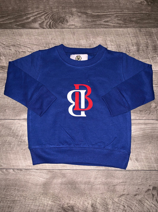 Double B Signature logo Youth Crewneck